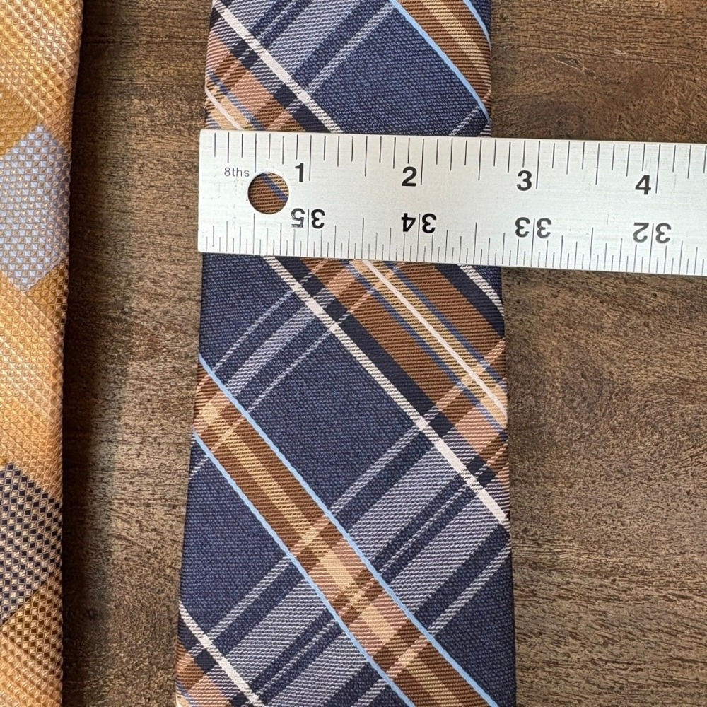 NWT‎ Bespoke Mens Tie PAIR OF 2 Workwear Business Formal - Picture 8 of 9